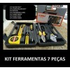 Kit Maleta De Ferramentas 7 Peças Ketchup Kp-990 Kit Maleta De Ferramentas 7 Peças Ketchup Kp-990